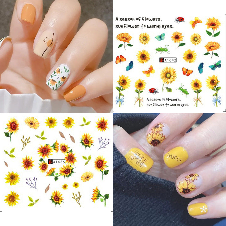 Beauty Watermark Stickers Ins Summer Little Golden Yellow