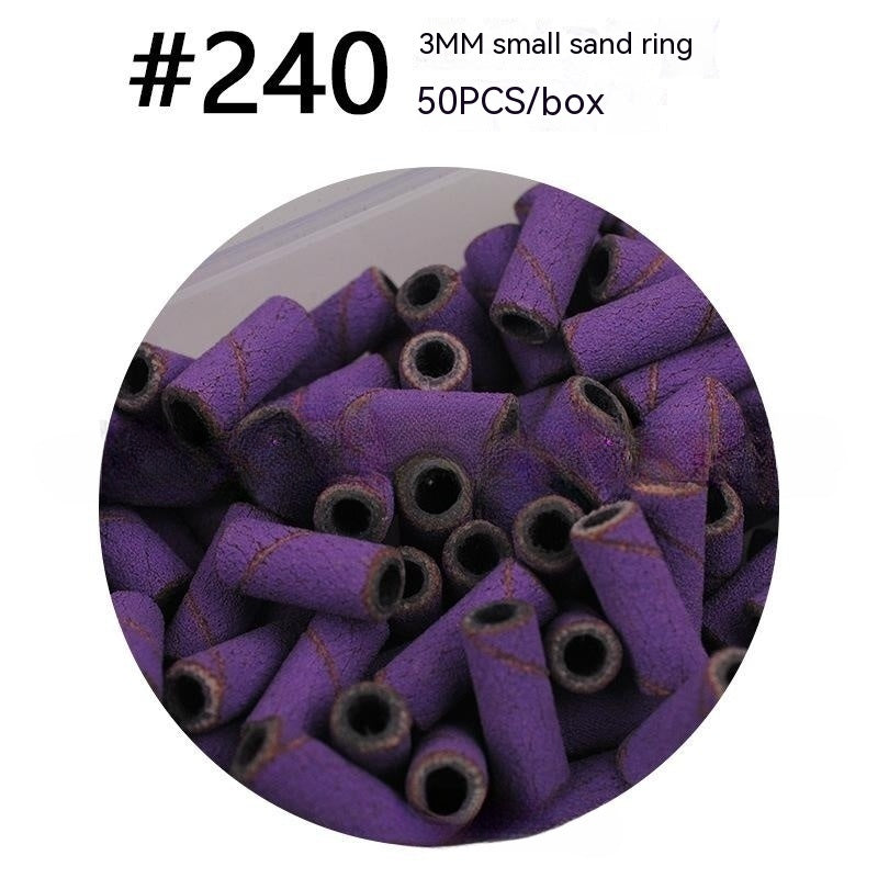 3mm Color Mini Nail Polishing Exfoliating Sand Ring