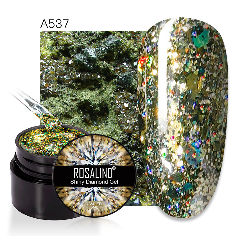 New Flashing Diamond UV Nail Polish Sequins