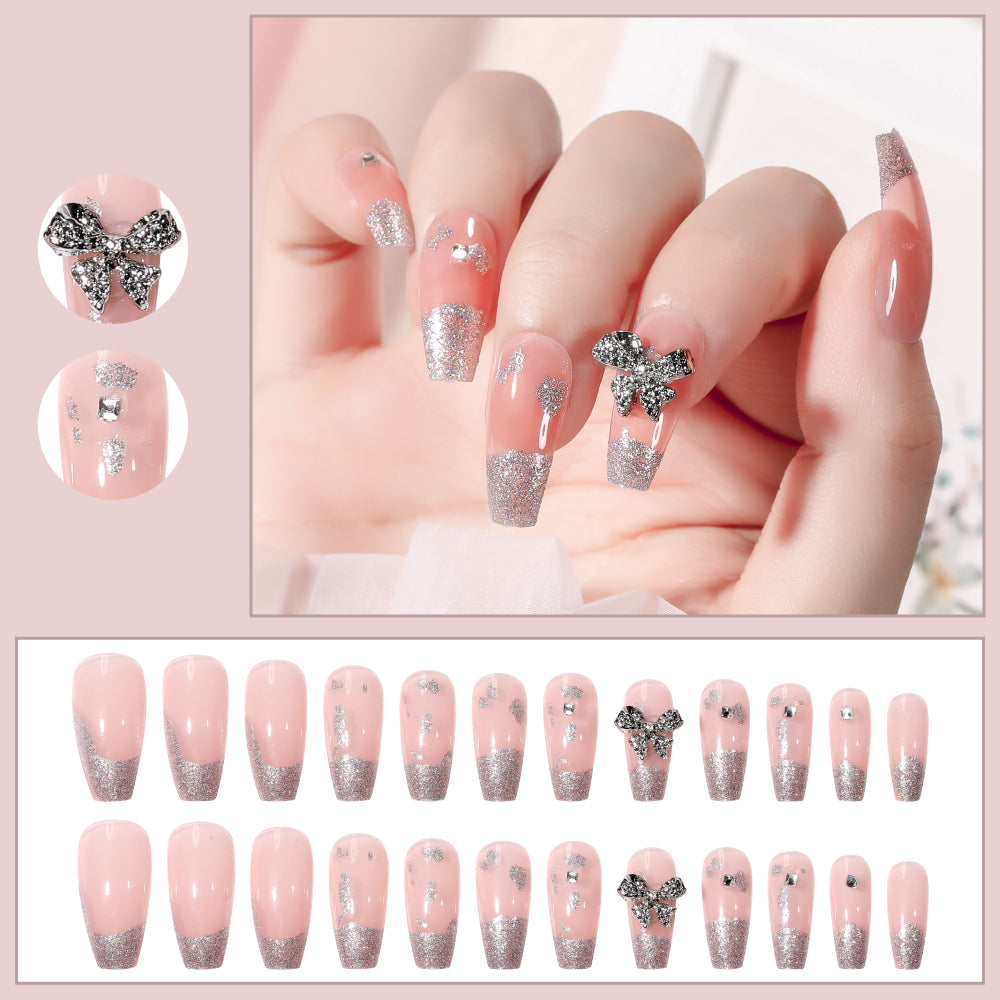 Fake Nail Patches Hand Wearing Art