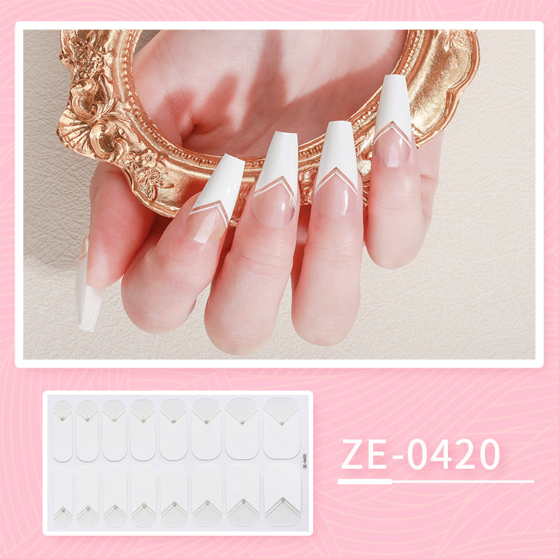 New Ladies Waterproof Manicure Stickers