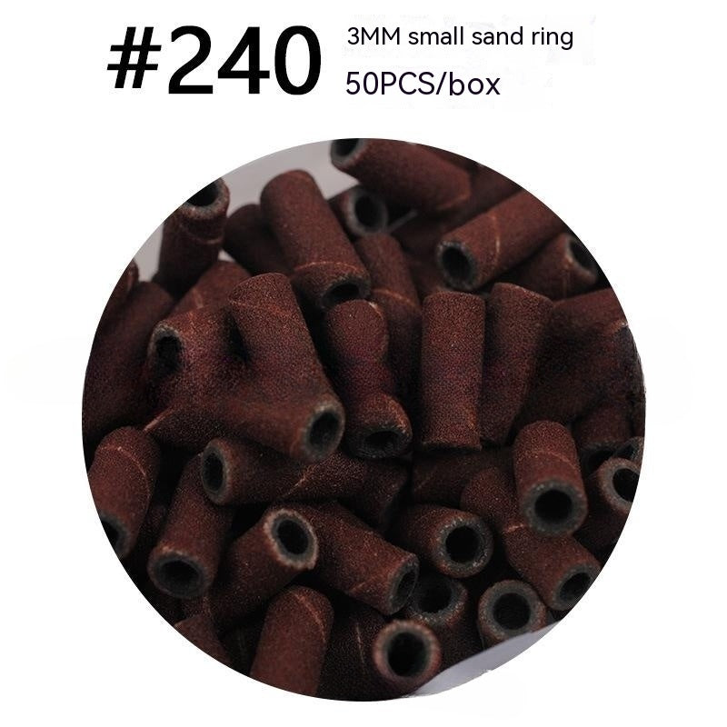 3mm Color Mini Nail Polishing Exfoliating Sand Ring
