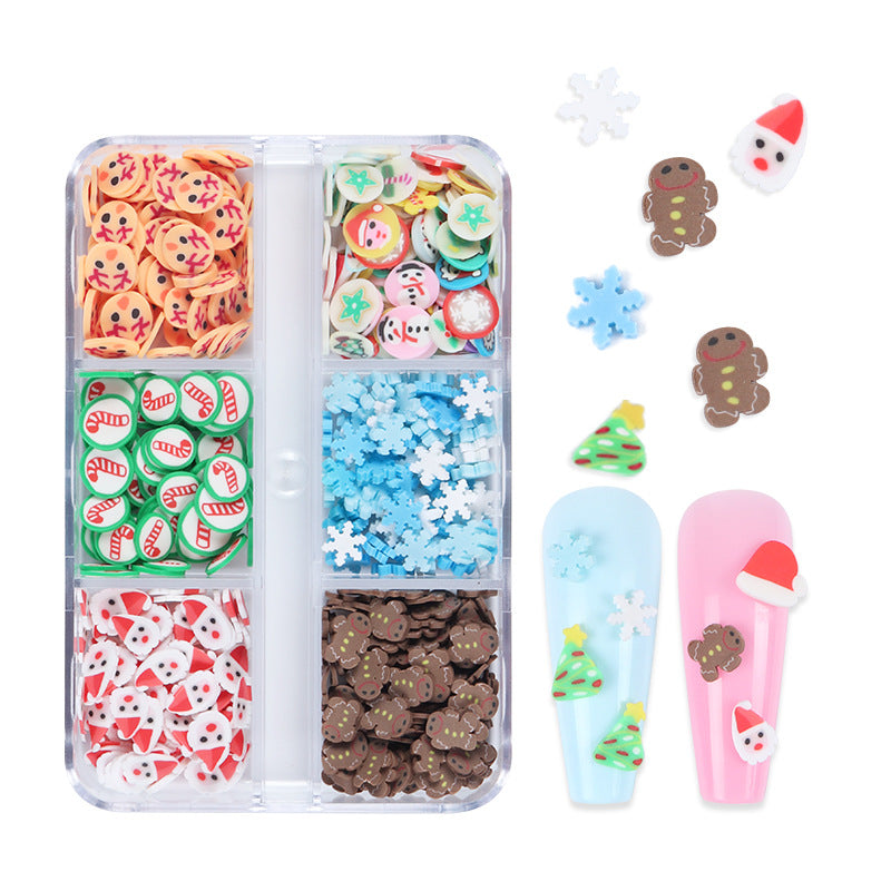 6x grid Boxed Holiday Polymer Ornament