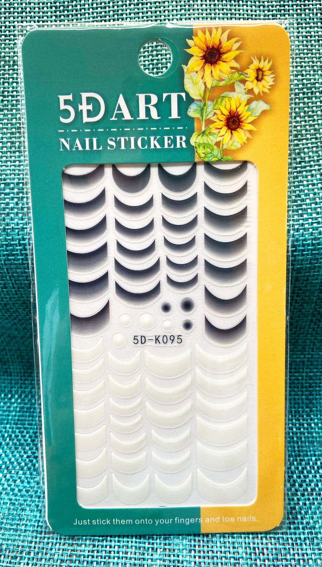 Embossed Nail Sticker Plaid Nail Sticker Three-dimensional Bow Nail Sticker Summer Nail Sticker