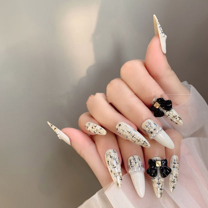 Light Luxury Premium Feel Nail Art Tweed Nail Patch