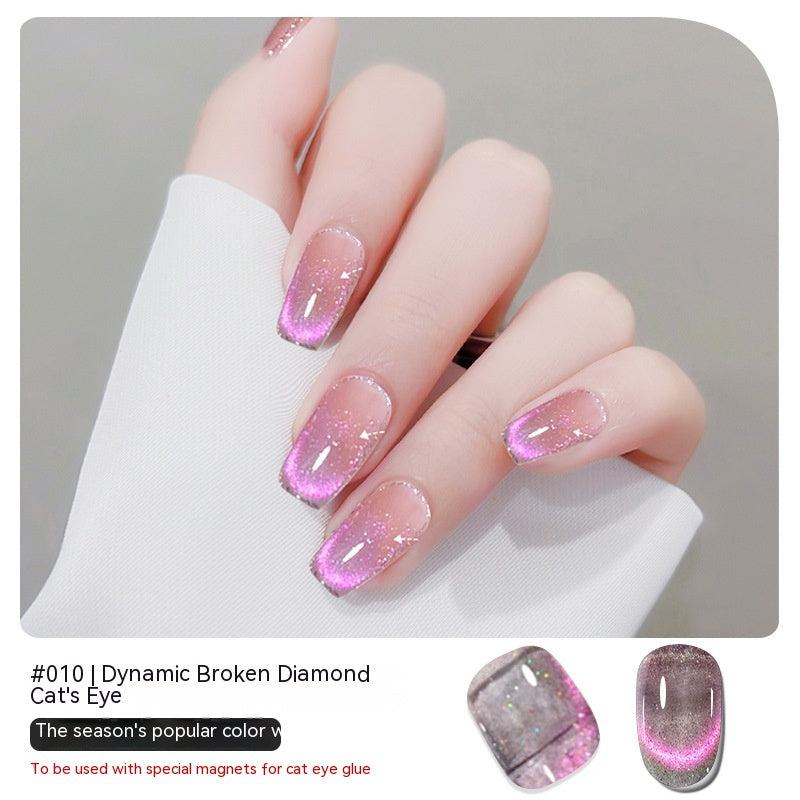 Drill Cat's Eye Nail Polish Glue