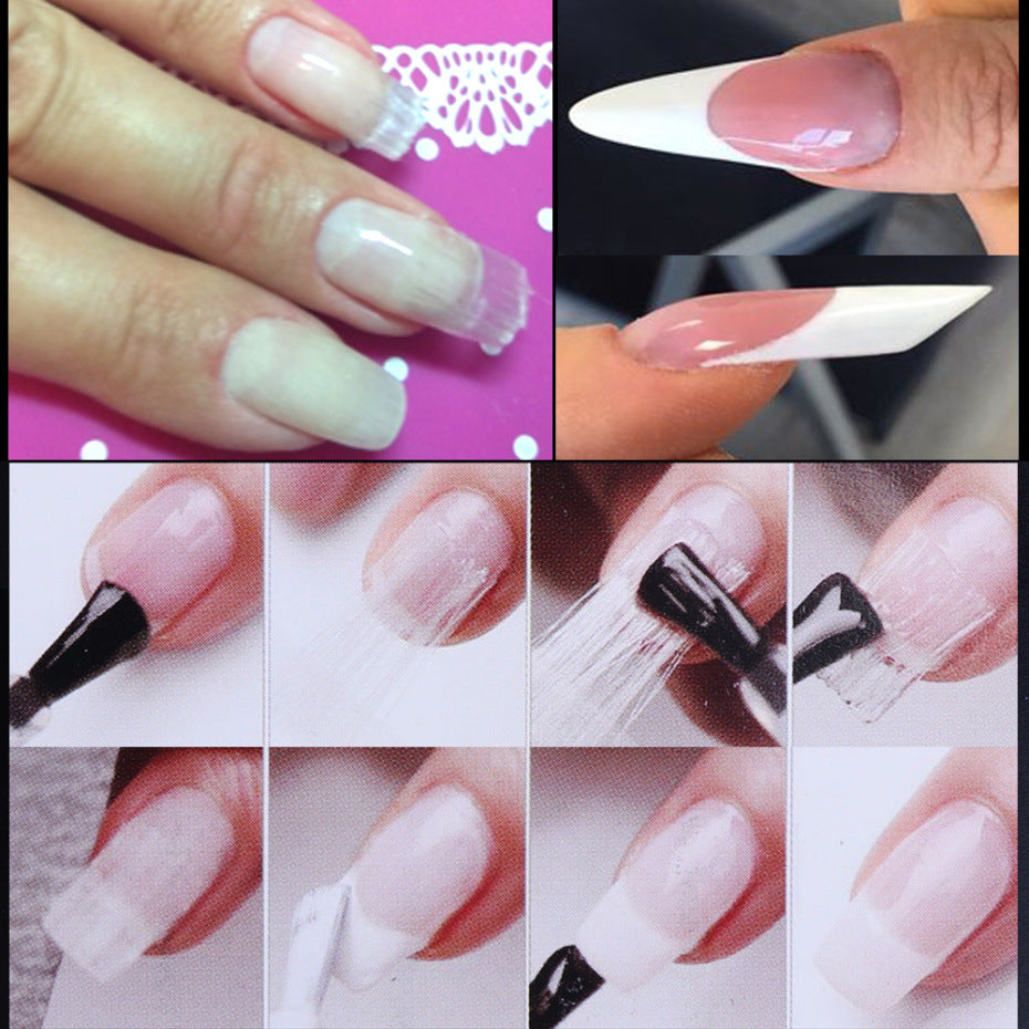 Nail lengthening fiber