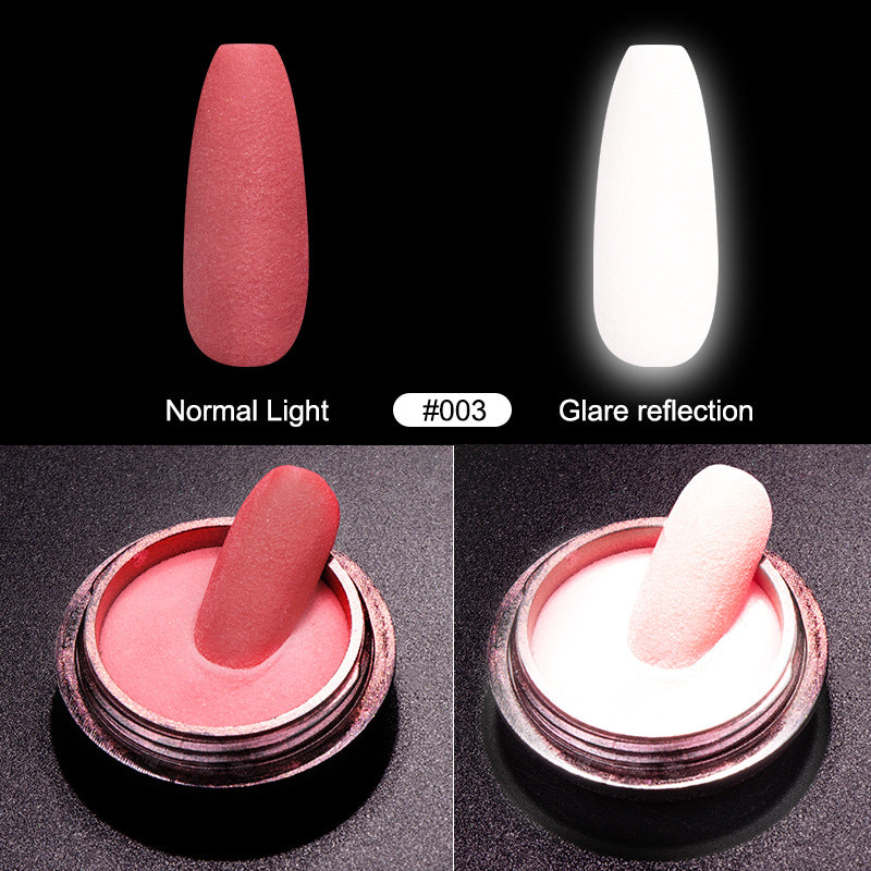 Manicure trampoline reflective powder