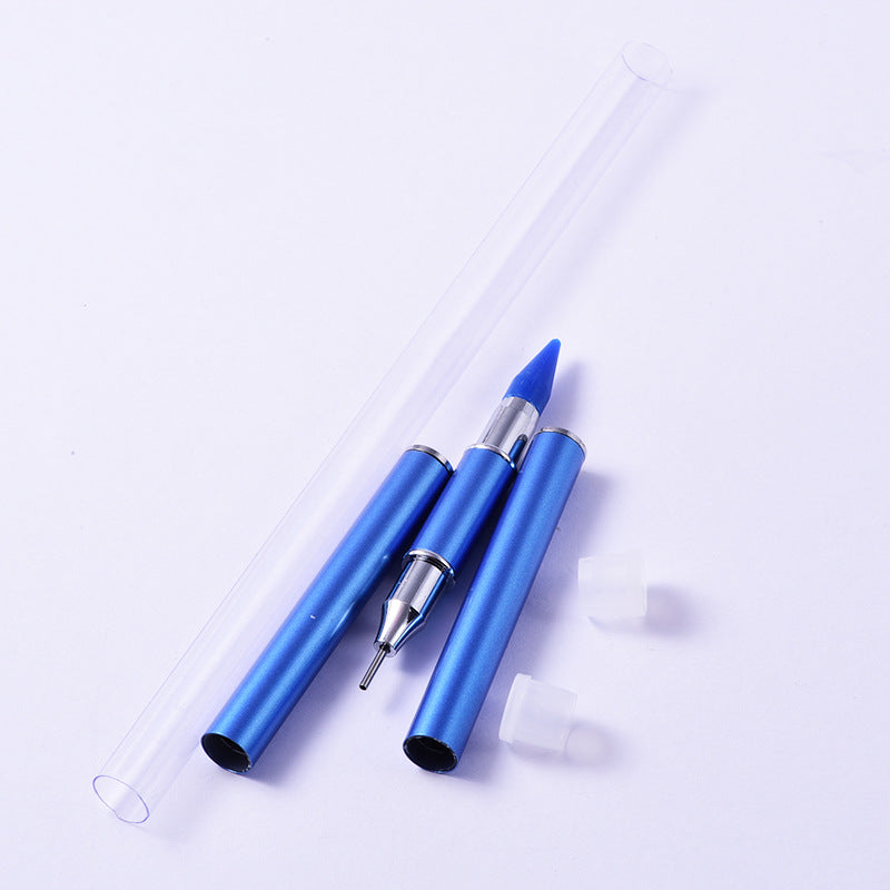 Double-head Metal Nail Point Drill Pen