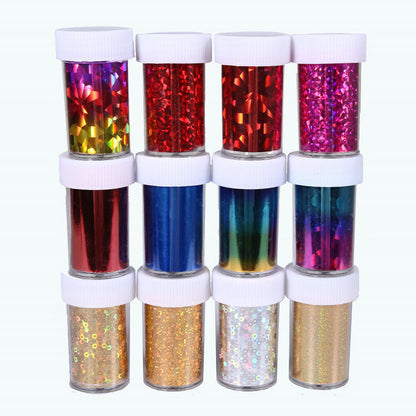 Nail Art Decoration Colorful Stickers Star Glue Star Paper