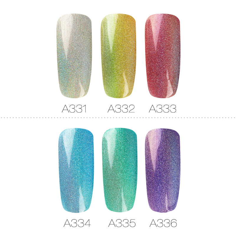 Colorful neon nail glue