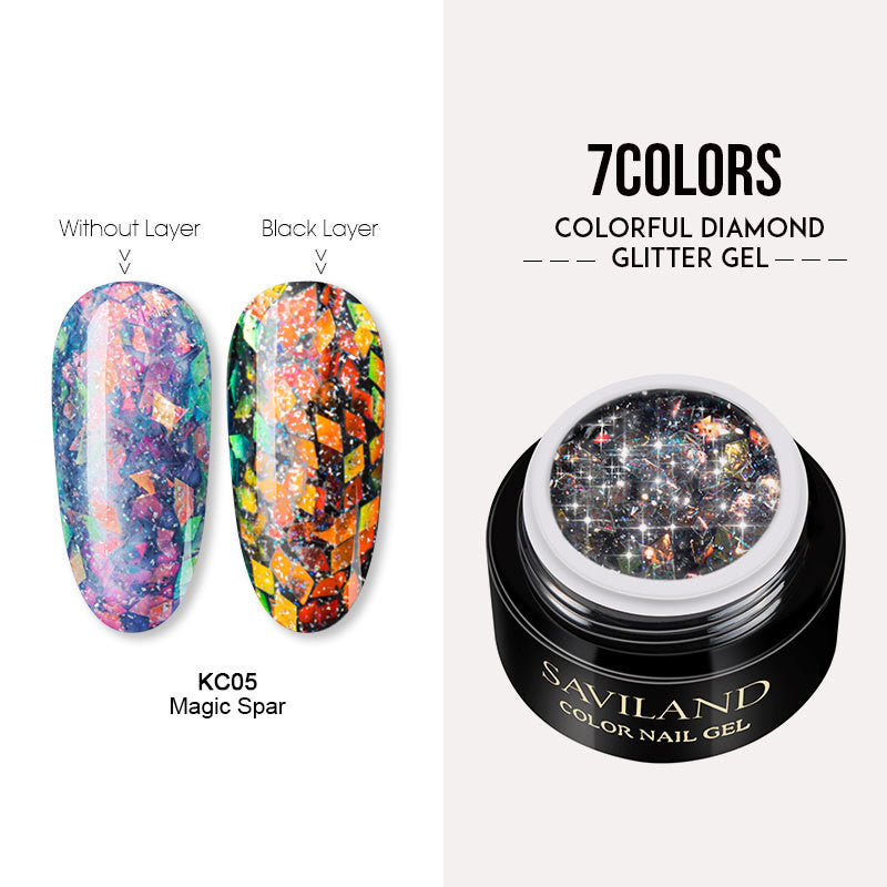 Bright diamond glue shiny phototherapy glue