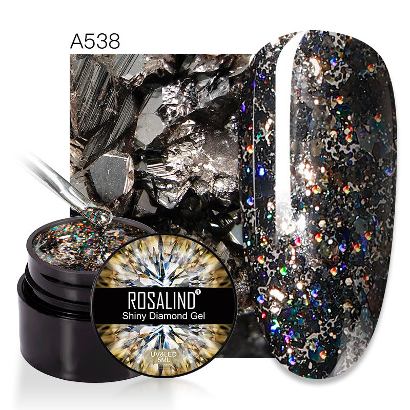 New Flashing Diamond UV Nail Polish Sequins