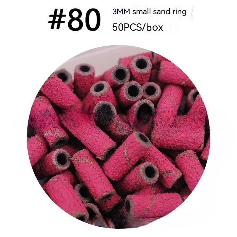 3mm Color Mini Nail Polishing Exfoliating Sand Ring
