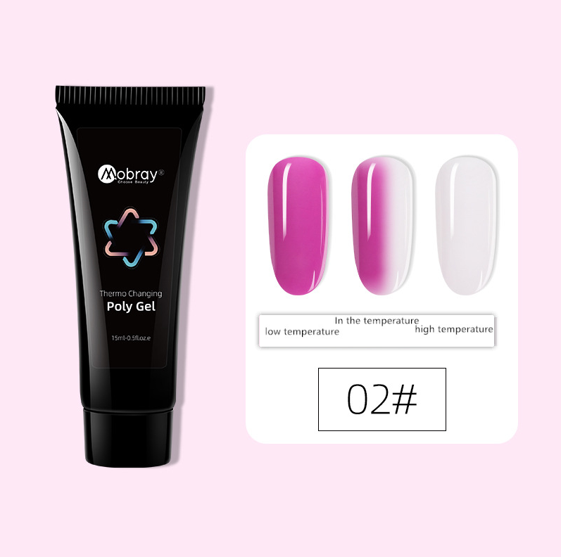 Warm lengthening nail gel