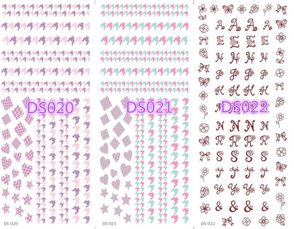 Watermark Sticker Decal Nail Sticker