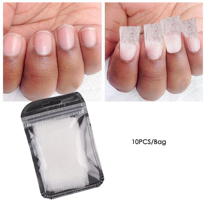 Fiber extension rubber reinforcement repair nail polish