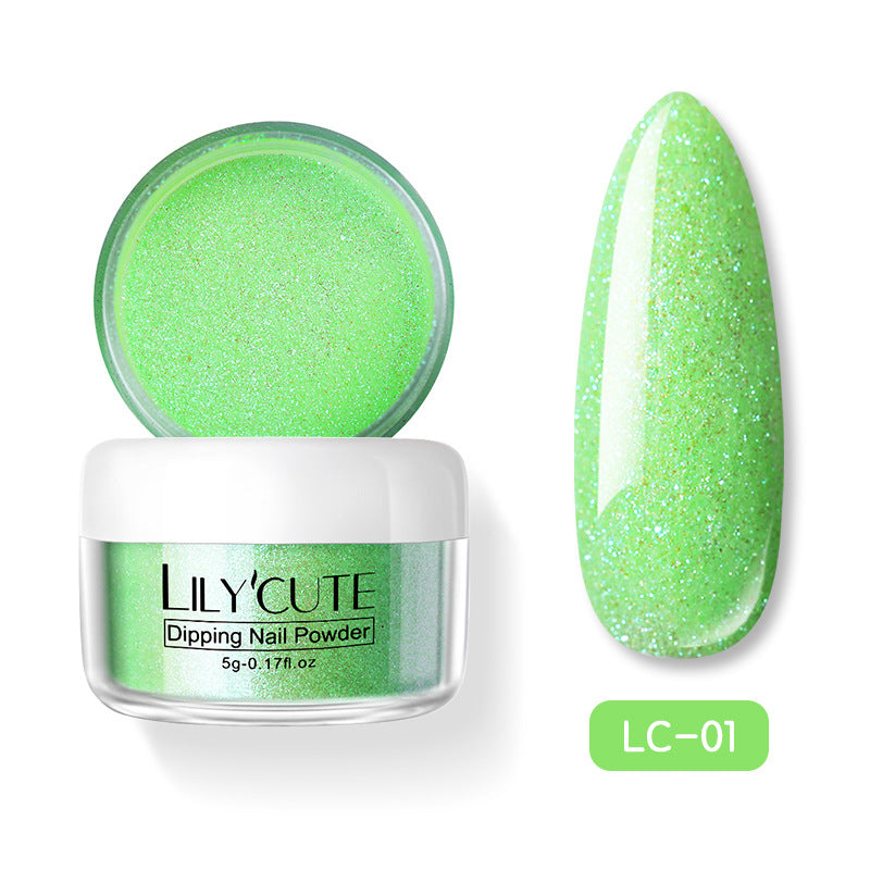 9 color nail Sequin powder