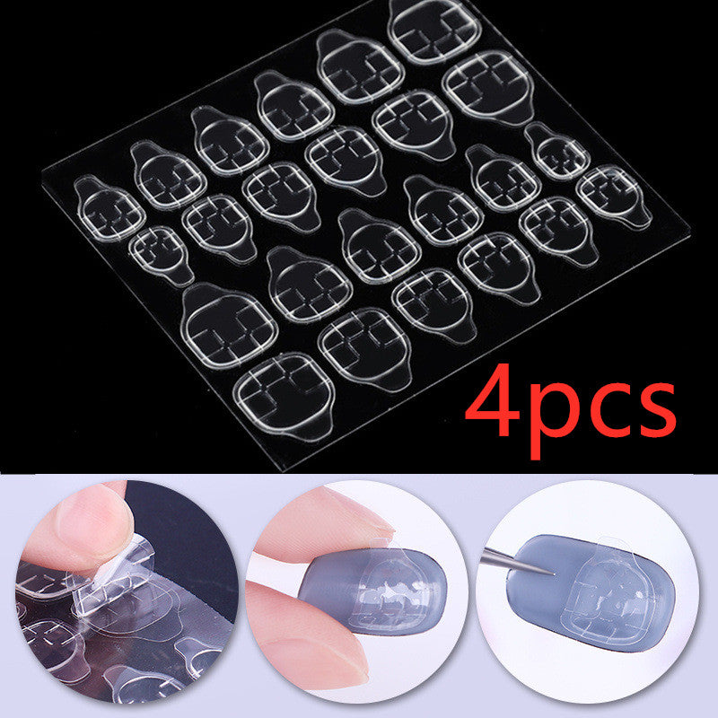 Transparent invisible nail sticker