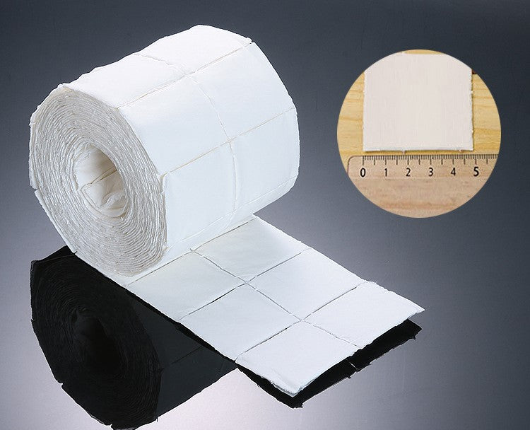 Disposable cotton pad to remove nail polish