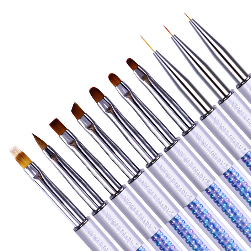NICOLE Diary UV Nail Brush Tool Set