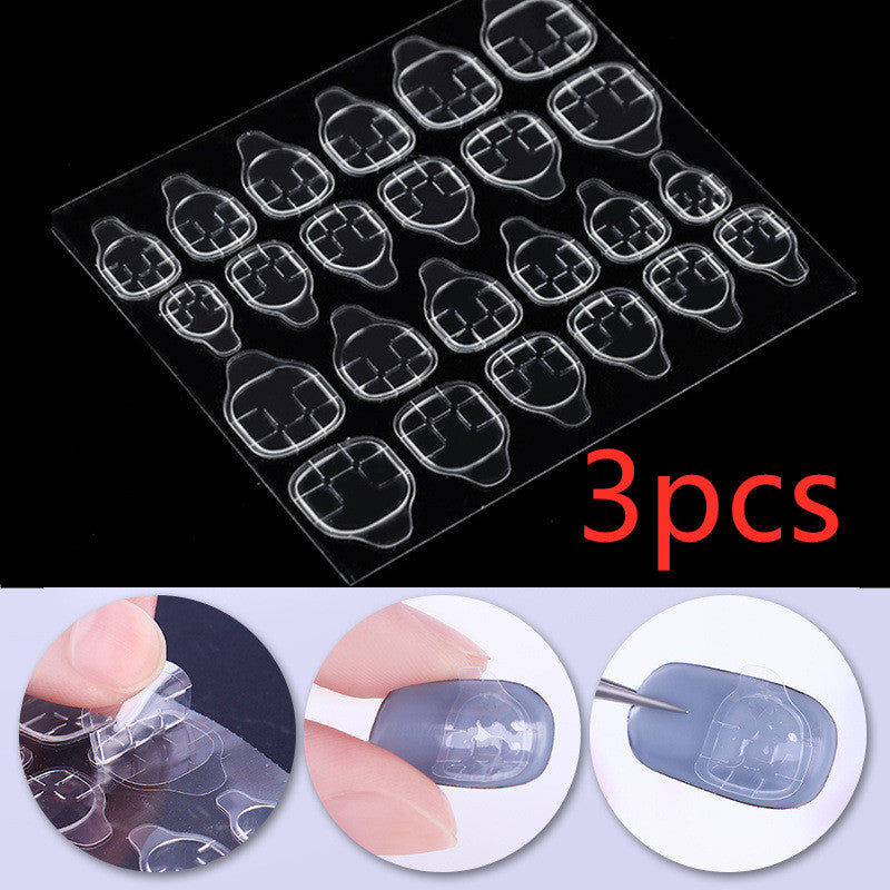 Transparent invisible nail sticker