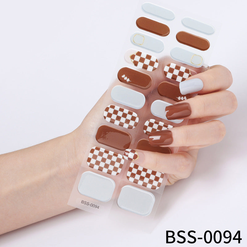 Gel Nail Stickers Phototherapy European And American Nail Sticker