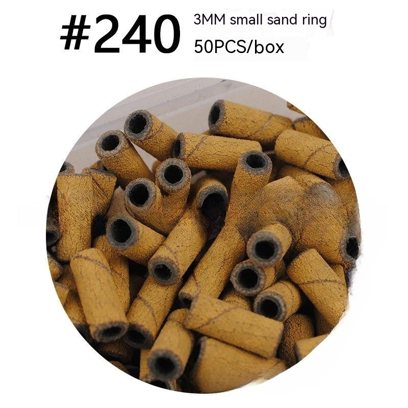 3mm Color Mini Nail Polishing Exfoliating Sand Ring