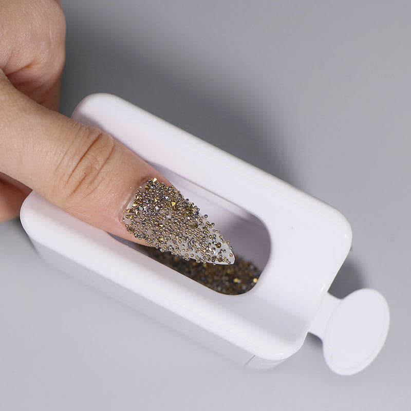 Manicure Powder Mirror Powder Recycling Box