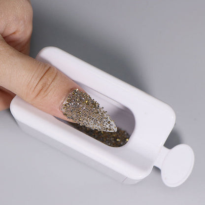 Manicure Powder Mirror Powder Recycling Box