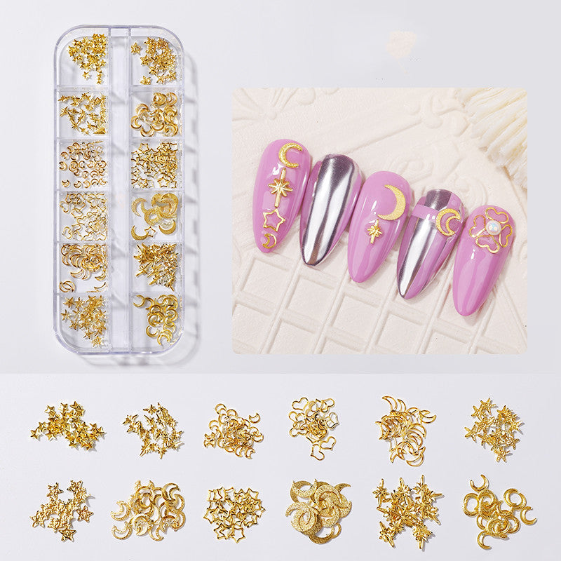 Shell Piece Diamond Rhinestone Decoration Pearl Butterfly Nail Sticker