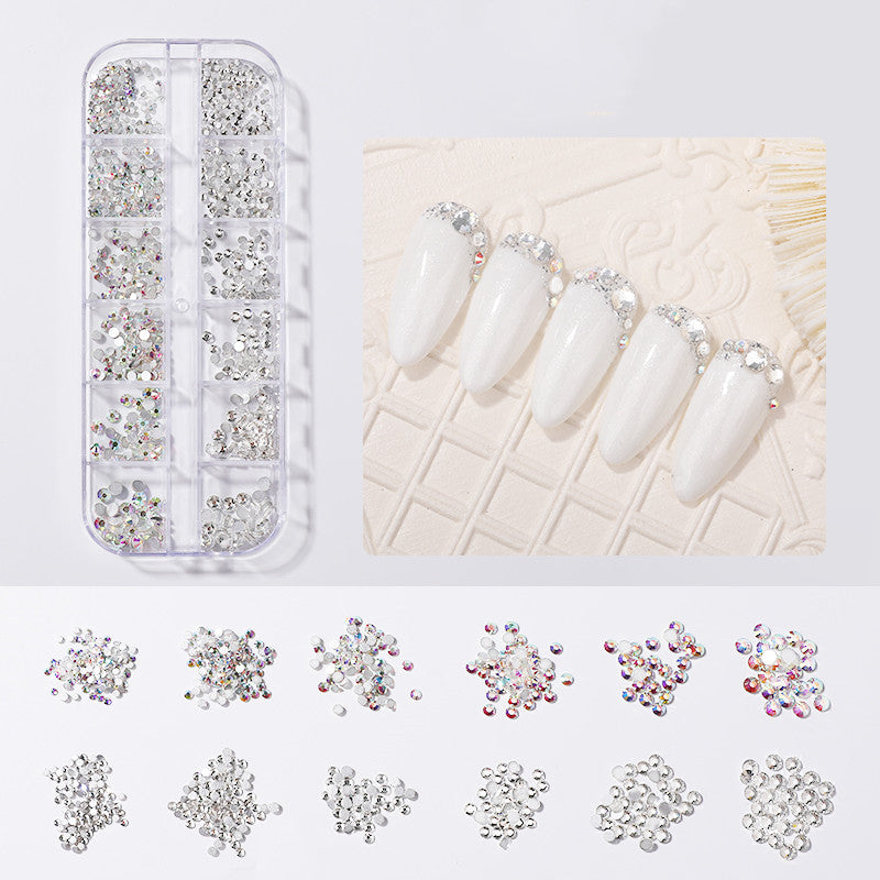 Shell Piece Diamond Rhinestone Decoration Pearl Butterfly Nail Sticker