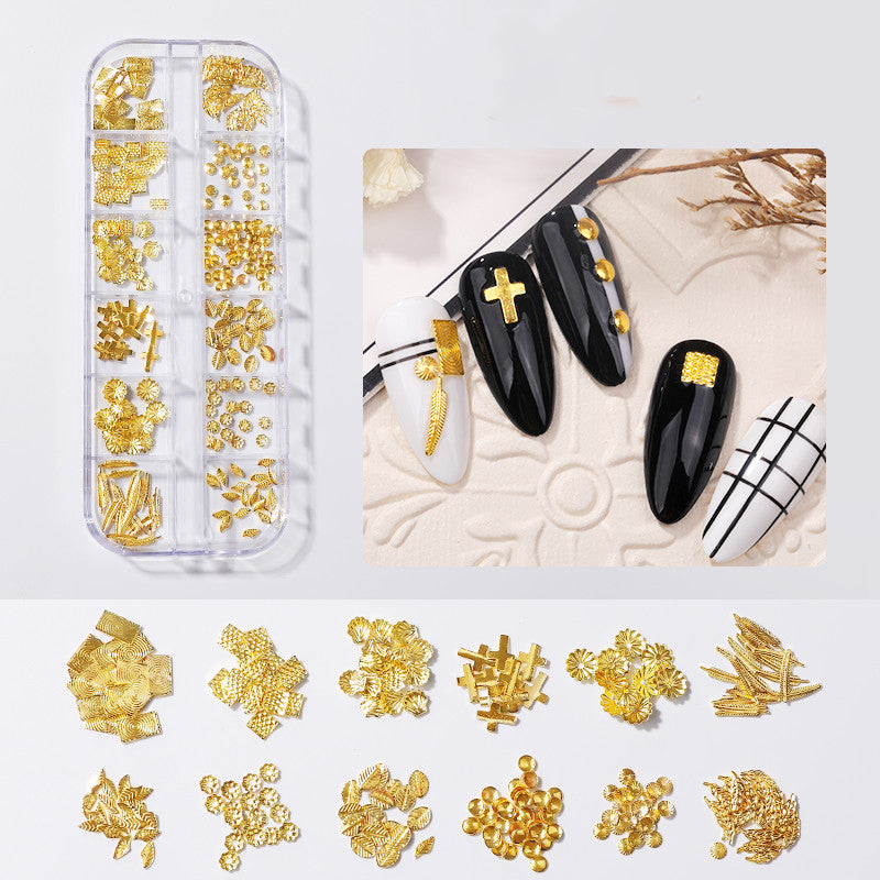 Shell Piece Diamond Rhinestone Decoration Pearl Butterfly Nail Sticker