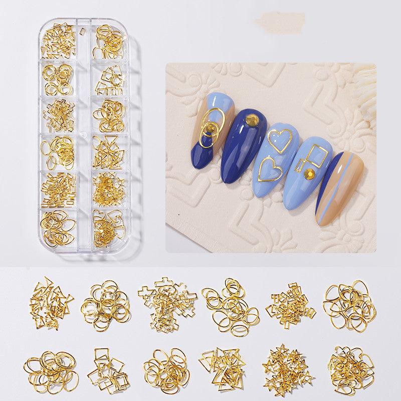 Shell Piece Diamond Rhinestone Decoration Pearl Butterfly Nail Sticker