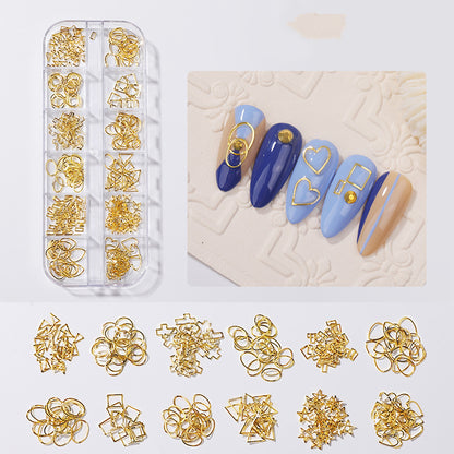 Shell Piece Diamond Rhinestone Decoration Pearl Butterfly Nail Sticker