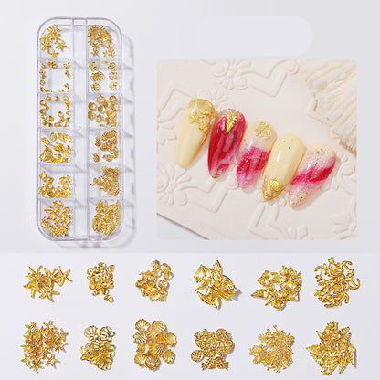 Shell Piece Diamond Rhinestone Decoration Pearl Butterfly Nail Sticker