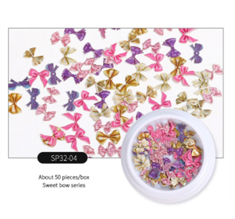 Flowers Insects Butterflies Bears Nail Accessories