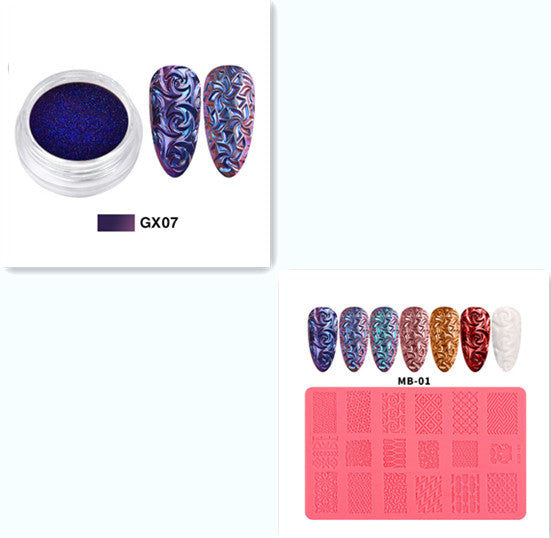 Nail Art Silicone Printing Template Plastic Template 3D Relief