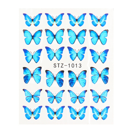 Vintage Watercolor Big Butterfly Sticker