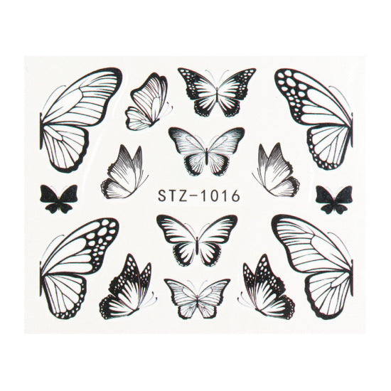 Vintage Watercolor Big Butterfly Sticker