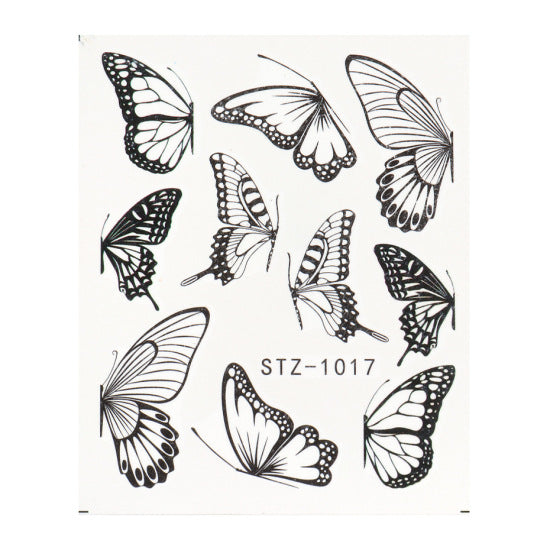 Vintage Watercolor Big Butterfly Sticker