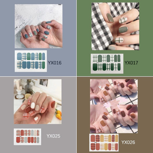 Cartoon Decorative Wearable Nail Stickers