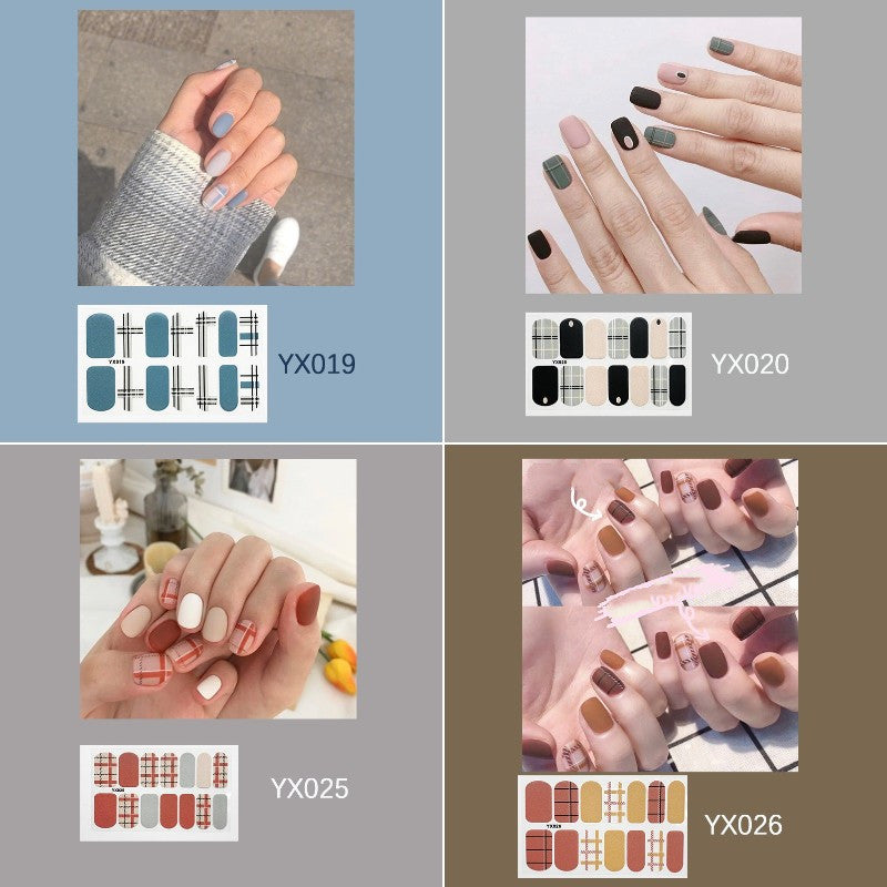 Cartoon Decorative Wearable Nail Stickers