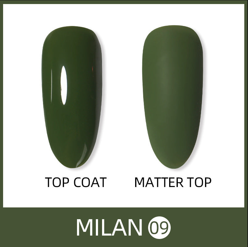 AS New Solid Color Nail Polish Glue New Nail Shop Dedicated 9 Color Sparkling Star Nail Polish Glue Cross-Border