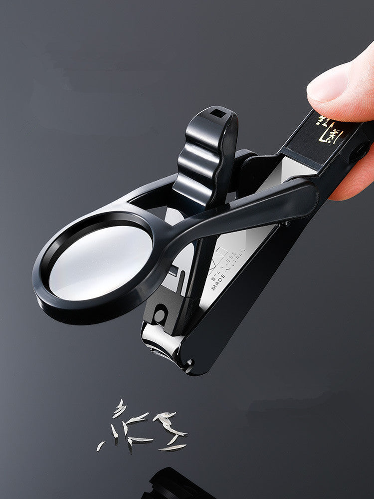 Splash-proof Nail Clippers Nail Clippers With Magnifying Glass For The Elderly