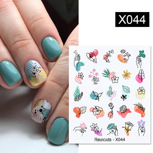 Fruit Animal Butterfly Flower Nail Sticker