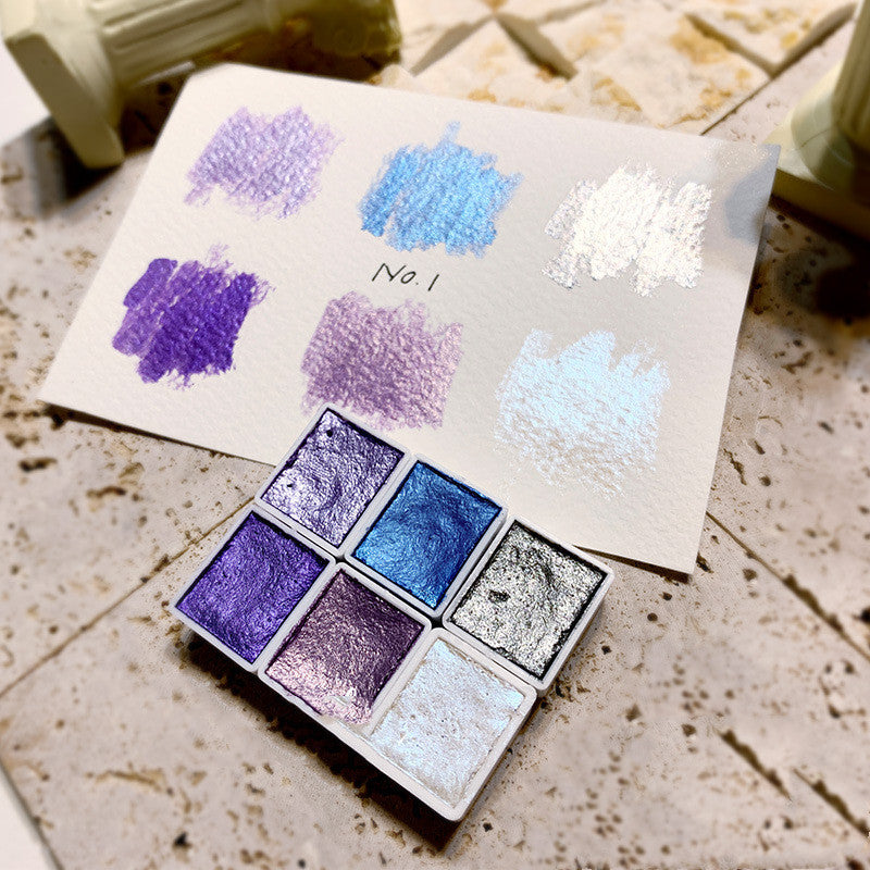 Nail Art Solid Watercolor Blooming Pearlescent Pigment Nail Polish Popular Color Special Japanese-Style Painted Nail Decorations