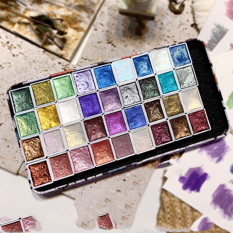 Nail Art Solid Watercolor Blooming Pearlescent Pigment Nail Polish Popular Color Special Japanese-Style Painted Nail Decorations