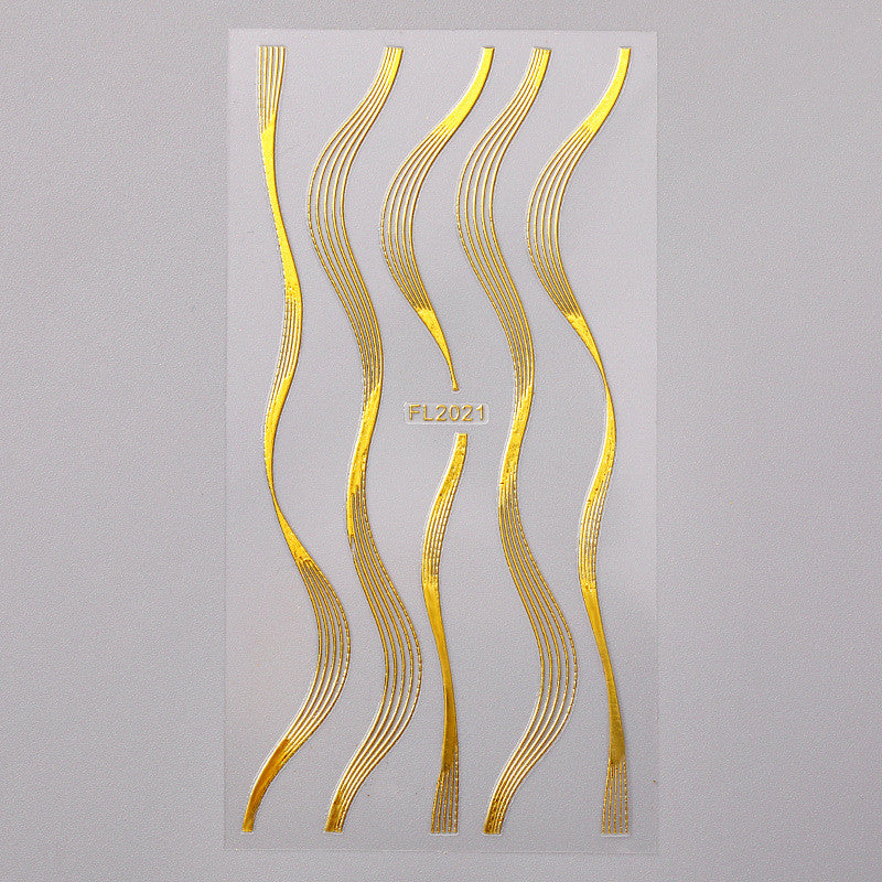 Gold Three-dimensional Applique