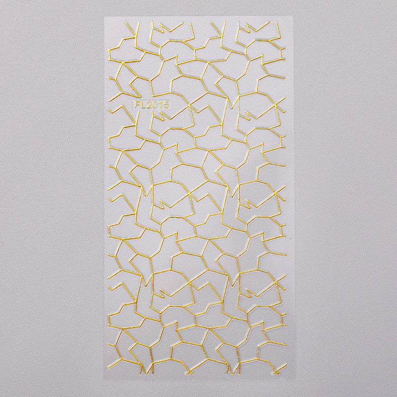 Gold Three-dimensional Applique